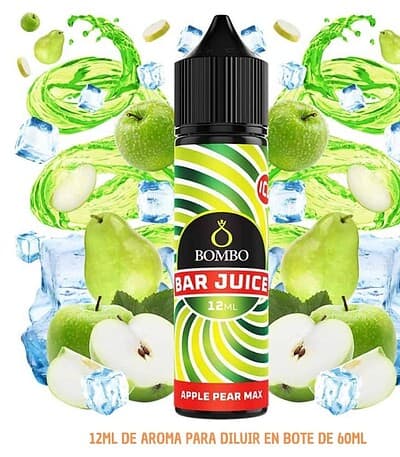 Aroma Bombo Bar Juice Apple Pear Max Ice 12ml
