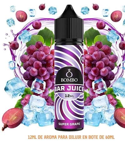 Aroma Bombo Bar Juice Super Grape Ice 12ml