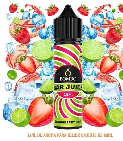 Aroma Bombo Bar Juice Strawberry Lime Ice 12ml