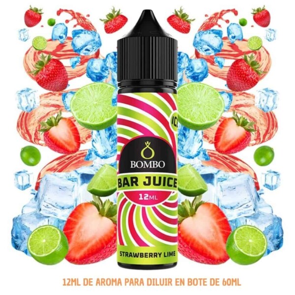 Aroma Bombo Bar Juice Strawberry Lime Ice 12ml