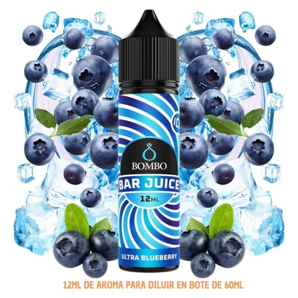 Aroma Bombo Bar Juice Ultra Blueberry Ice 12ml