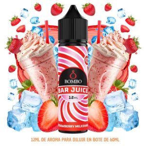 Aroma Bombo Bar Juice Strawberry Milkshake Ice 12ml