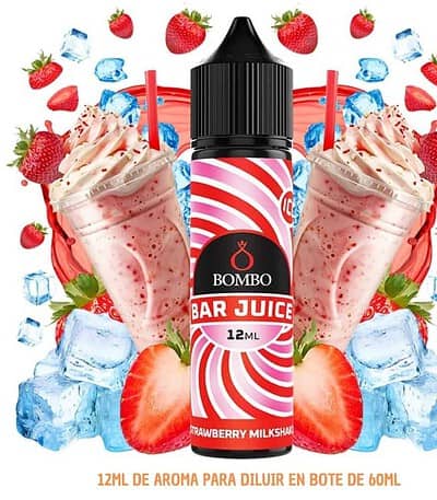 Aroma Bombo Bar Juice Strawberry Milkshake Ice 12ml
