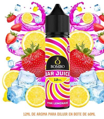 Aroma Bombo Bar Juice Pink Lemonade Ice 12ml
