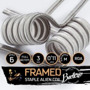 Bacterio Coils Framed Staple Alien 0.11ohm (Pack 2)