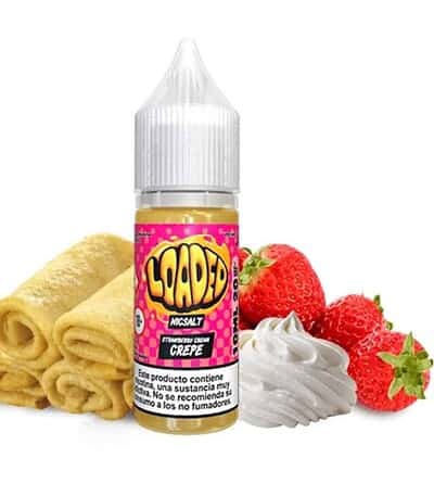 Loaded Salts Strawberry Cream Crepe 10ml
