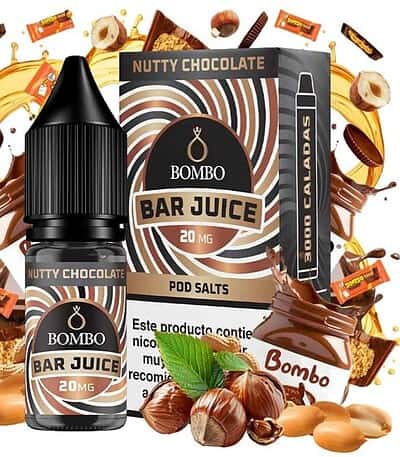 Bombo Salts Bar Juice Nutty Chocolate 10ml