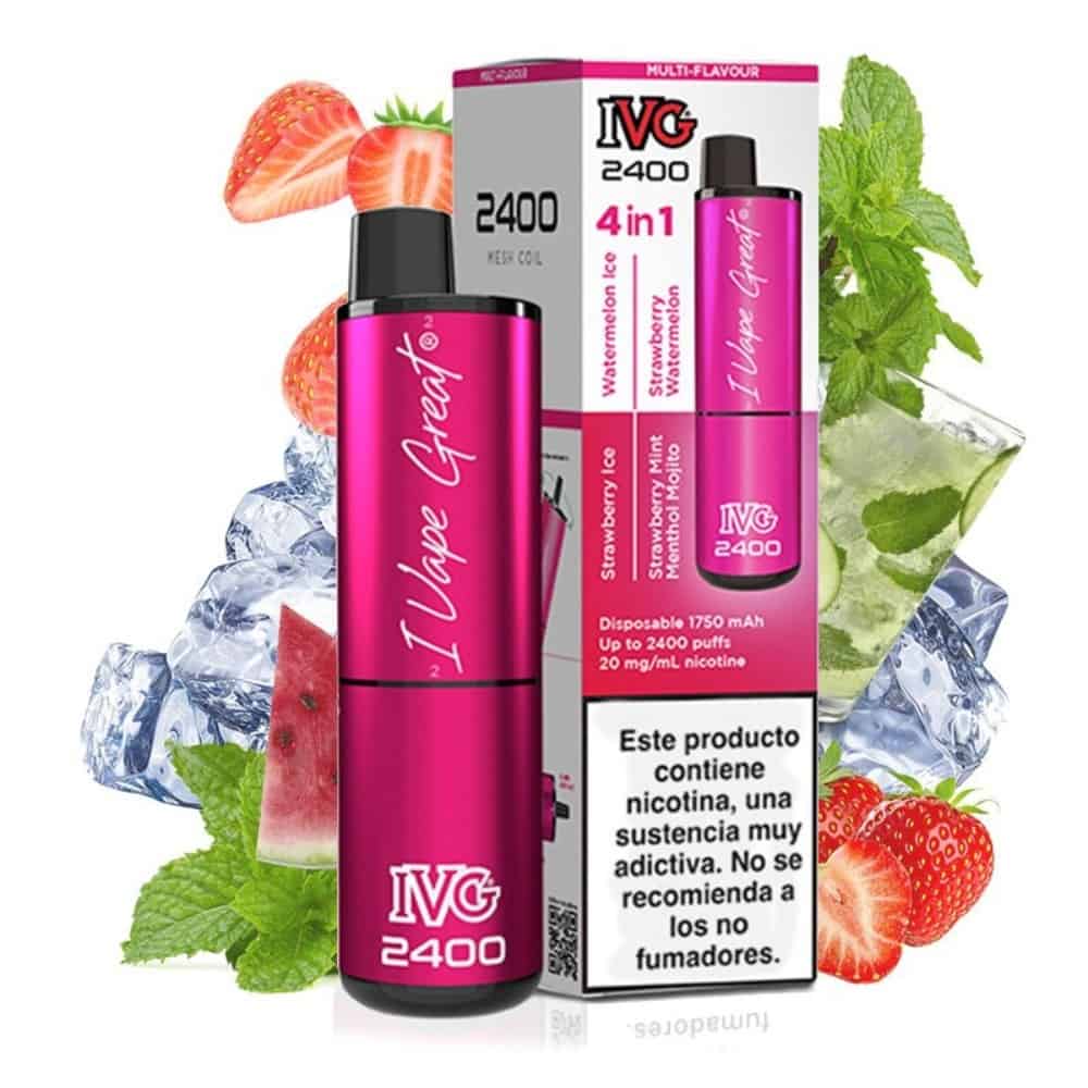 IVG 2400 Pink 4 en 1 IVG 2400 Pink 4 en 1