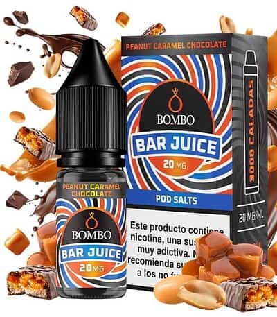 Bombo Salts Bar Juice Peanut Chocolate Caramel 10ml