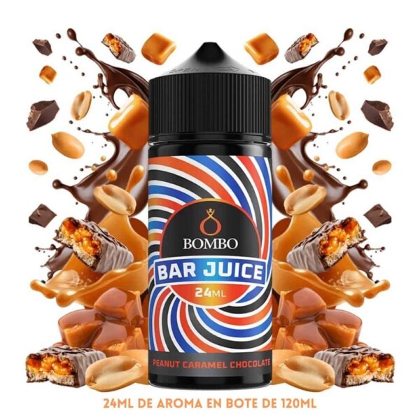 Aroma Longfill Bombo Bar Juice Peanut Chocolate Caramel 24ml