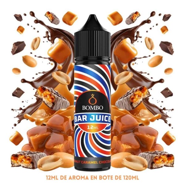 Aroma Longfill Bombo Bar Juice Peanut Chocolate Caramel 12ml