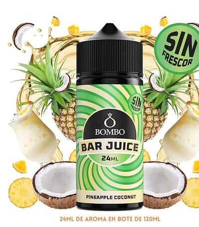 Aroma Bombo Bar Juice Pineapple Coconut Sin Frescor 24ml