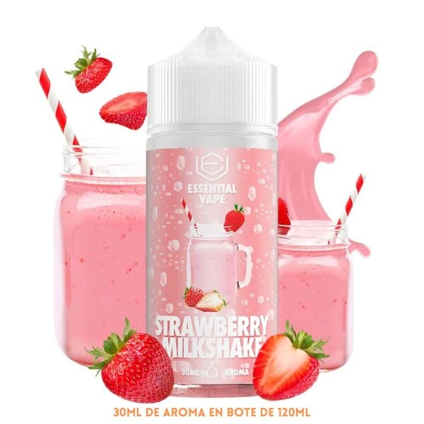 Aroma Bombo Longfill Strawberry Milkshake 30ml/120