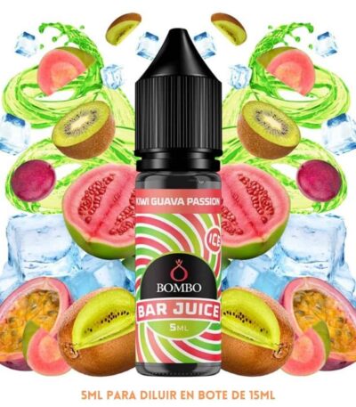 Aroma Bombo Bar Juice Kiwi Guava Passion Ice Mini Longfill