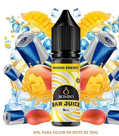 Aroma Bombo Bar Juice Mango Energy Ice Mini Longfill