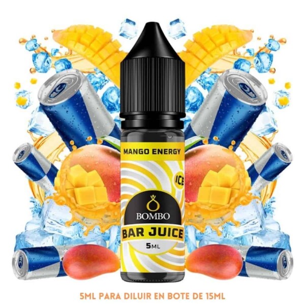 Aroma Bombo Bar Juice Mango Energy Ice Mini Longfill