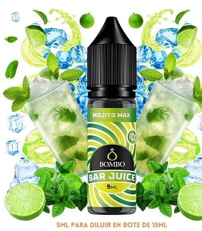 Aroma Bombo Bar Juice Mojito Max Ice Mini Longfill