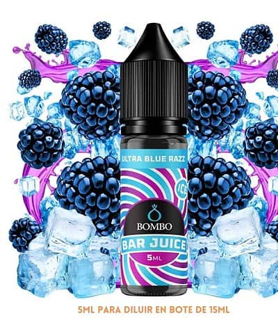 Aroma Bombo Bar Juice Ultra Blue Razz Ice Mini Longfill