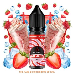 Aroma Bombo Bar Juice Strawberry Milkshake Ice Mini Longfill