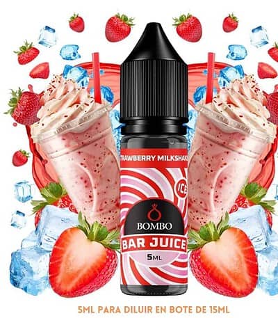 Aroma Bombo Bar Juice Strawberry Milkshake Ice Mini Longfill