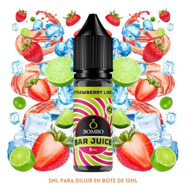 Aroma Bombo Bar Juice Strawberry Lime Ice Mini Longfill