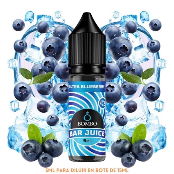Aroma Bombo Bar Juice Ultra Blueberry Ice Mini Longfill