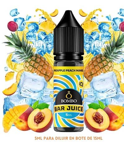 Aroma Bombo Bar Juice Pineapple Peach Mango Ice Mini Longfill