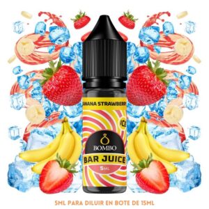Aroma Bombo Bar Juice Banana Strawberry Ice Mini Longfill