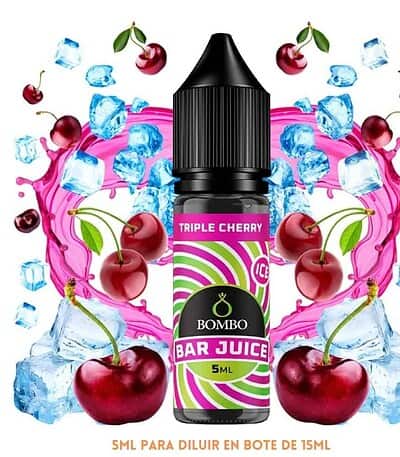 Aroma Bombo Bar Juice Triple Cherry Ice Mini Longfill