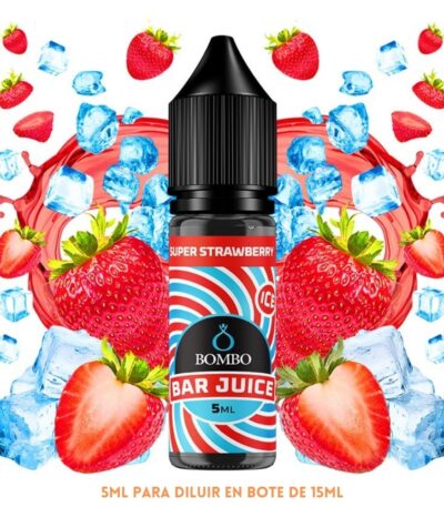 Aroma Bombo Bar Juice Super Strawberry Ice Mini Longfill