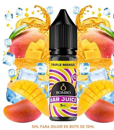 Aroma Bombo Bar Juice Triple Mango Ice Mini Longfill