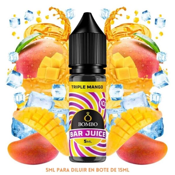 Aroma Bombo Bar Juice Triple Mango Ice Mini Longfill