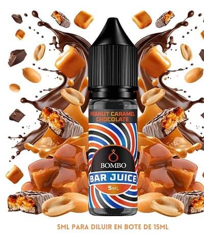 Aroma Bombo Bar Juice Peanut Chocolate Caramel Mini Longfill