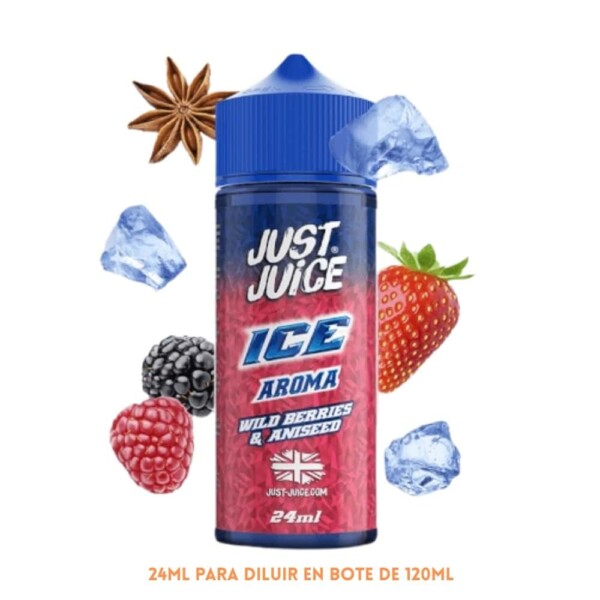 Just Juice Longfill Wild Berries Aniseed Ice 24ml