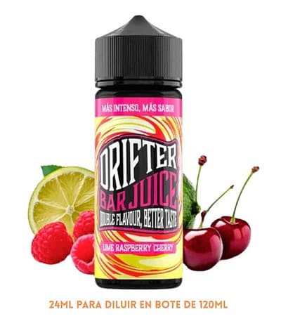 Aroma Drifter Bar Lime Raspberry Cherry Longfill 24/120ml