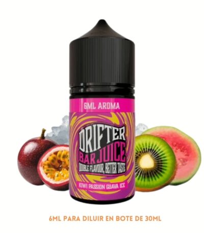 Aroma Drifter Bar Kiwi Passion Guava Ice Longfill 6/30ml