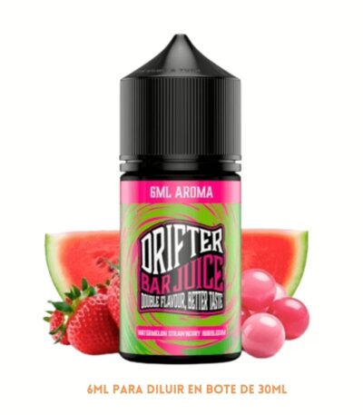Aroma Drifter Bar Watermelon Strawberry Bubblegum Longfill 6/30ml