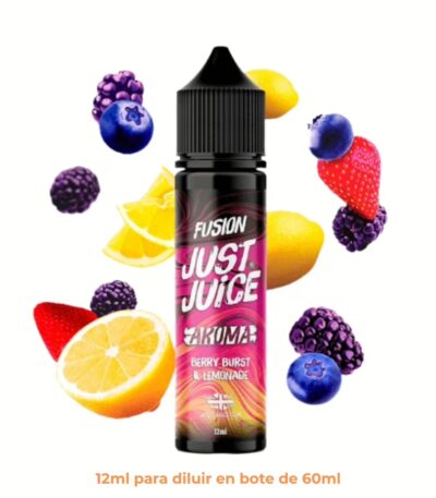 Aroma Just Juice Fusion Berry Burst Lemonade Longfill 12/60ml