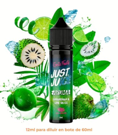 Aroma Just Juice Guanabana Lime Ice Longfill 12/60ml