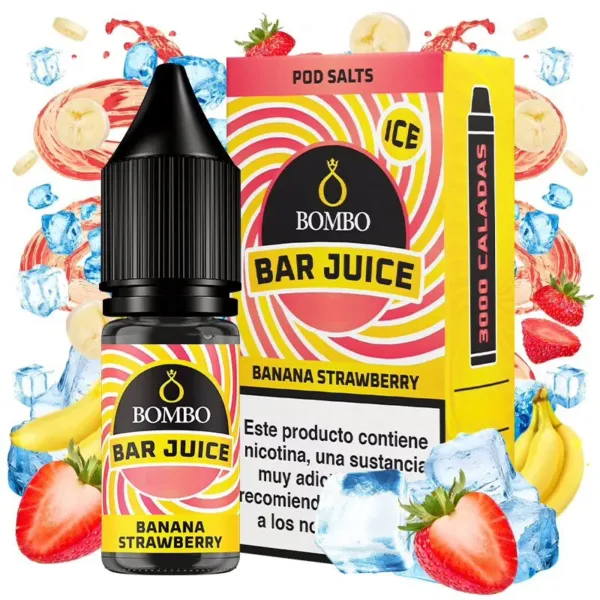 Bombo Salts Bar Juice Banana Strawberry Ice - 5MG