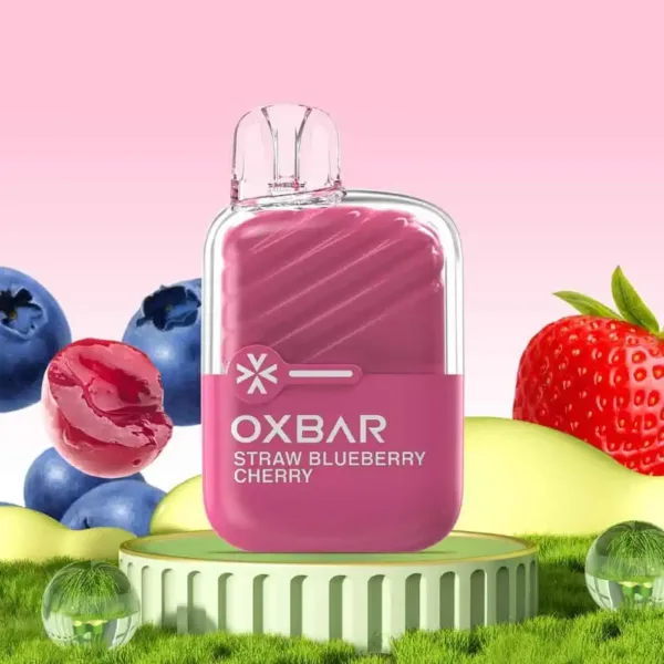 Oxbar Mini Straw Blueberry Cherry - Imagen 1