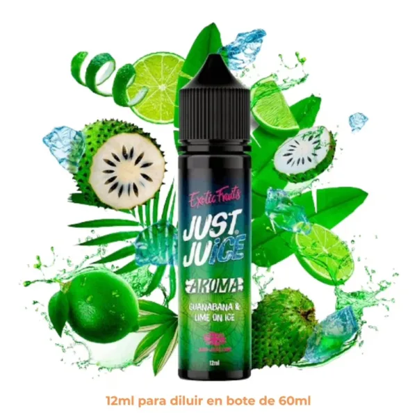 Aroma Just Juice Guanabana Lime Ice Longfill 12/60ml