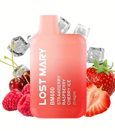 Lost Mary BM600 Strawberry Raspberry Cherry Ice 20mg