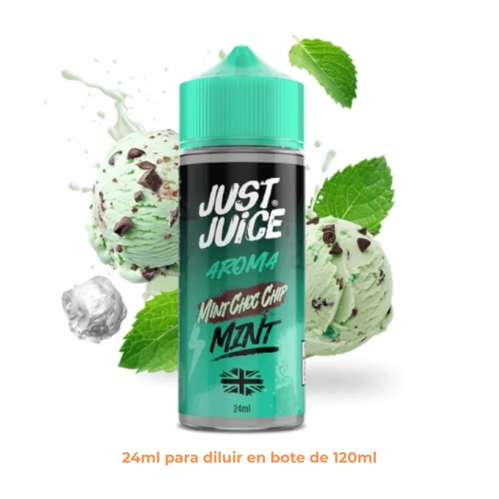 Aroma Just Juice Mint Choco Chip Longfill 24/120ml - Imagen 1