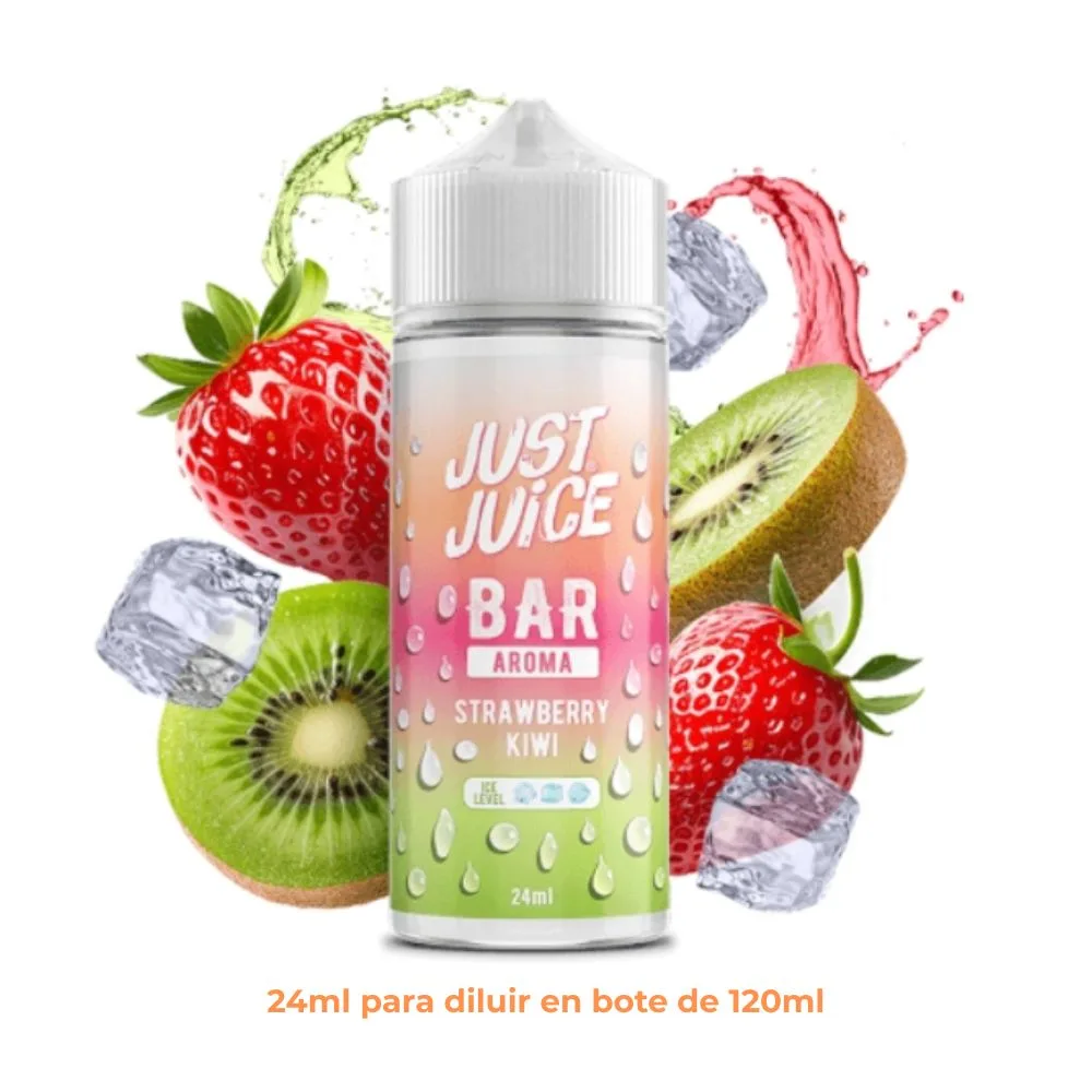 Aroma Just Juice Bar Strawberry Kiwi Longfill 24/120ml - Imagen 1