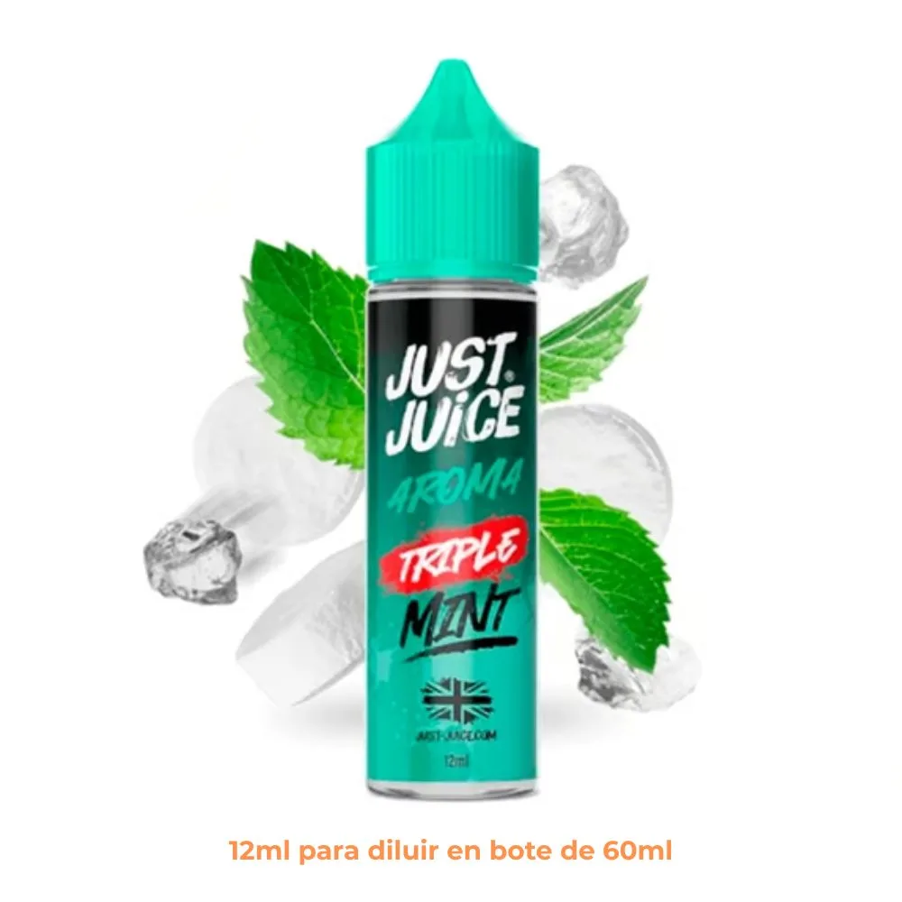 Aroma Just Juice Triple Mint Longfill 12/60ml - Imagen 1