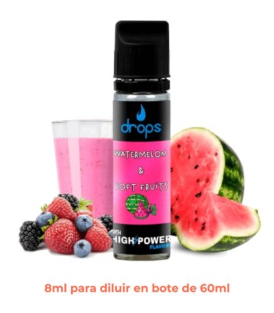Aroma Drops Watermelon Soft Fruits Longfill 8/60ml
