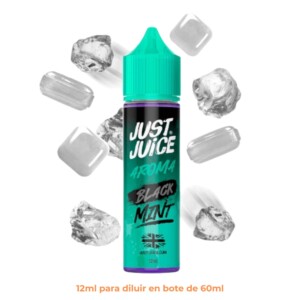 Aroma Just Juice Mint Range Black Longfill 12ml