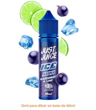 Aroma Just Juice Blackcurrant Lime Ice Longfill 12ml