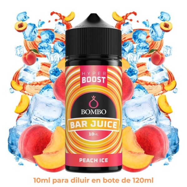 Aroma Bombo Hyper Boost Peach Ice Longfill